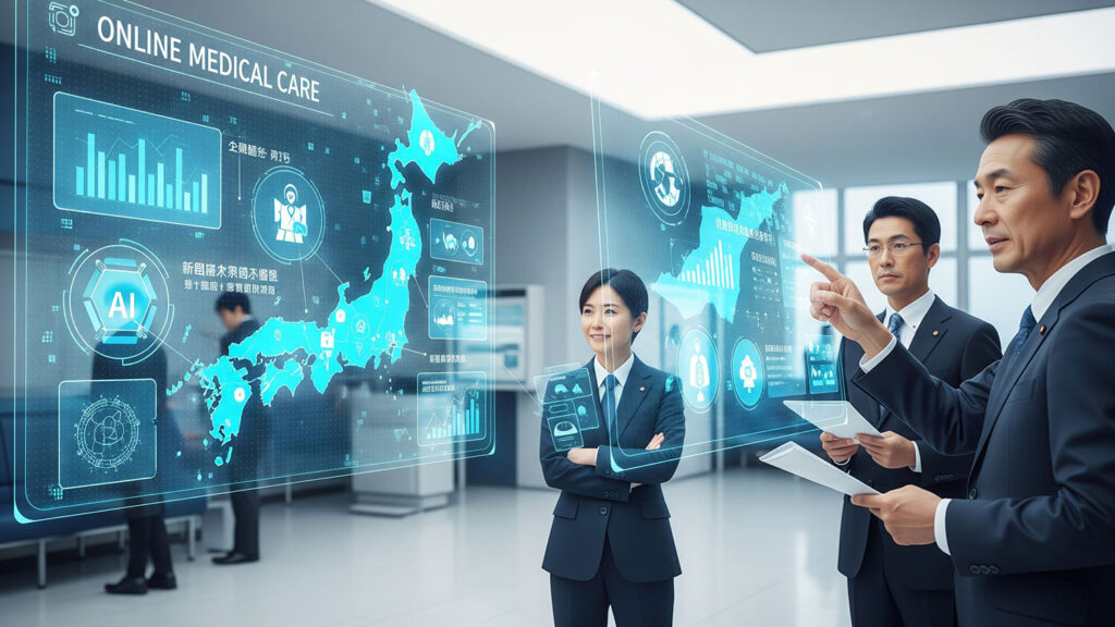 厚生労働省など国の今後の動向を踏まえた日本の病院・クリニックにおけるオンライン診療の発展